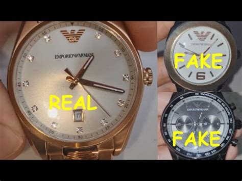 how to spot a fake armani watch|is my armani watch real.